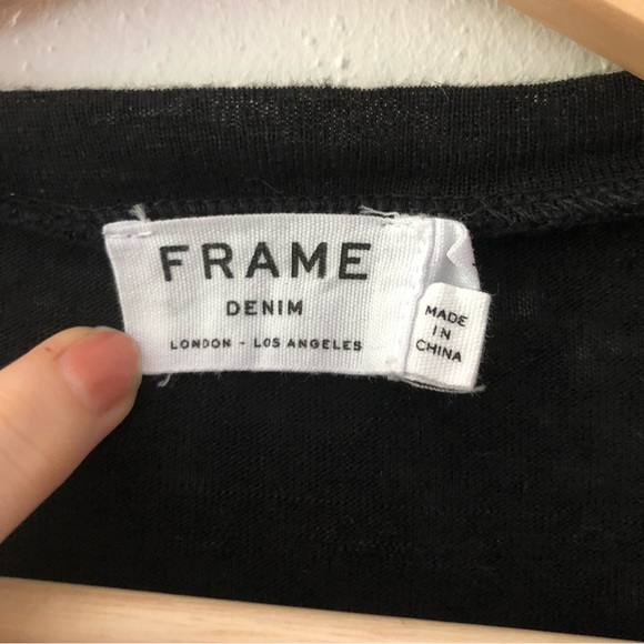 Frame Ruffle Cuff Linen Top - Picture 3 of 6